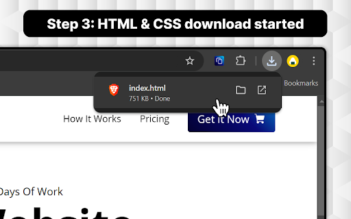 UI Replicator  from Chrome web store to be run with OffiDocs Chromium online