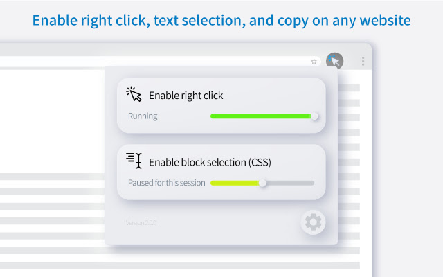 Ultimate Enable Right Click ─ Allow Copy  from Chrome web store to be run with OffiDocs Chromium online