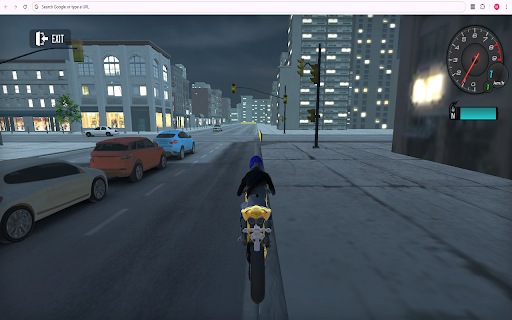 Ultimate Extreme Motorcycle Simulator Game  from Chrome web store to be run with OffiDocs Chromium online