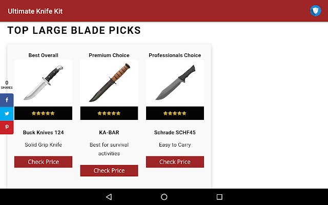 Chrome ウェブストアの Ultimate Knife Kit を OffiDocs Chromium オンラインで実行