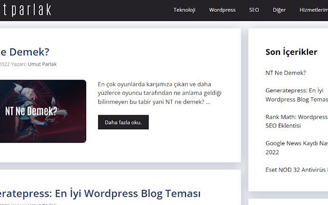 Umut Parlak uit de Chrome-webwinkel wordt uitgevoerd met OffiDocs Chromium online