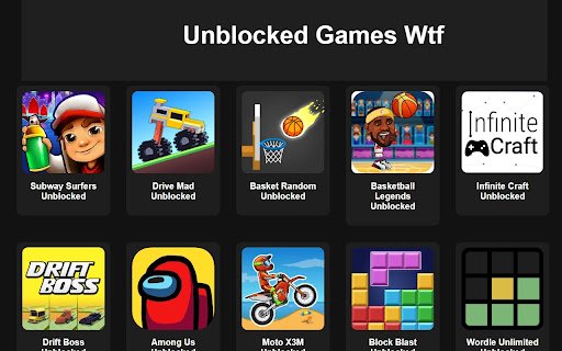 Unblocked Games Wtf  from Chrome web store to be run with OffiDocs Chromium online