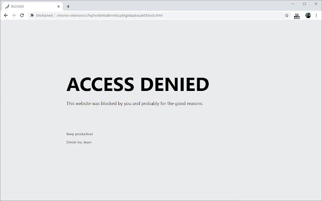 Unchained mula sa Chrome web store na tatakbo sa OffiDocs Chromium online