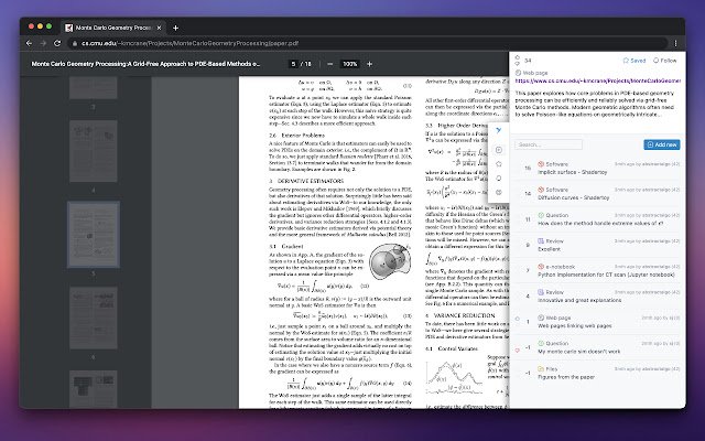 Chrome ウェブストアからの Unfold Research を OffiDocs Chromium オンラインで実行