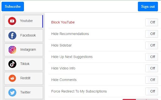 Uniblocker  from Chrome web store to be run with OffiDocs Chromium online