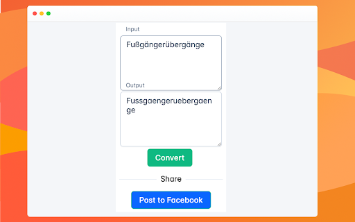 Unicode to Latin characters  from Chrome web store to be run with OffiDocs Chromium online