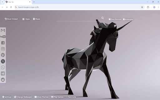 Unicorn Wallpaper  from Chrome web store to be run with OffiDocs Chromium online