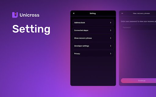 Unicross  from Chrome web store to be run with OffiDocs Chromium online