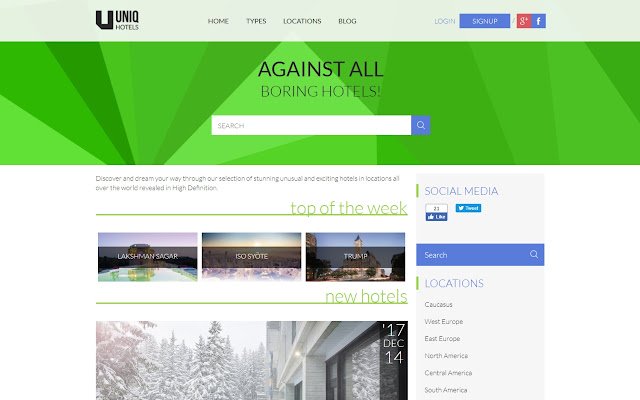 Uniq Hotels  from Chrome web store to be run with OffiDocs Chromium online