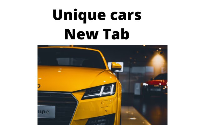 Unikalne samochody Nowa karta ze sklepu internetowego Chrome do uruchomienia z OffiDocs Chromium online
