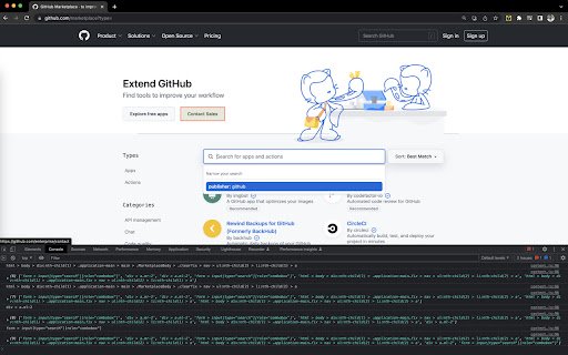 Unique Selector Git for it  from Chrome web store to be run with OffiDocs Chromium online