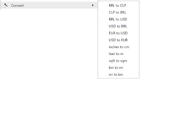Unit conversion tool  from Chrome web store to be run with OffiDocs Chromium online