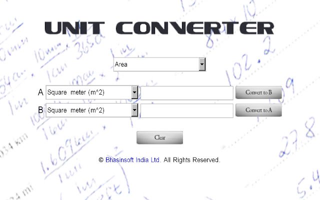 Unit Convertor  from Chrome web store to be run with OffiDocs Chromium online