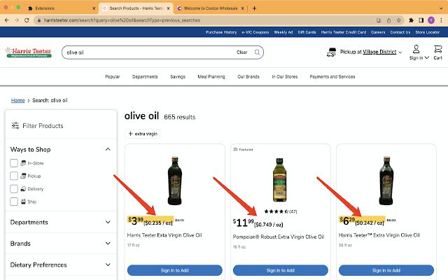 Unit Price Helper  from Chrome web store to be run with OffiDocs Chromium online