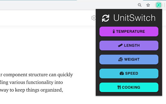 UnitSwitch mula sa Chrome web store na tatakbo sa OffiDocs Chromium online