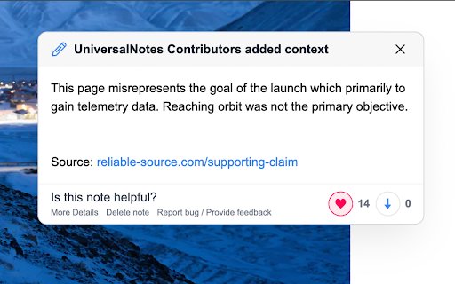 UniversalNotes  from Chrome web store to be run with OffiDocs Chromium online