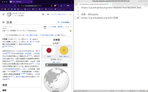 Universal URL Copy  from Chrome web store to be run with OffiDocs Chromium online