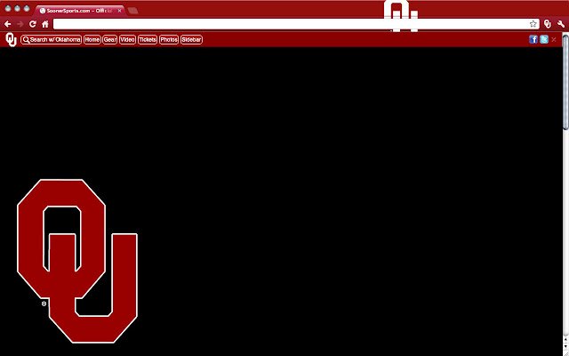 University of Oklahoma Theme  from Chrome web store to be run with OffiDocs Chromium online