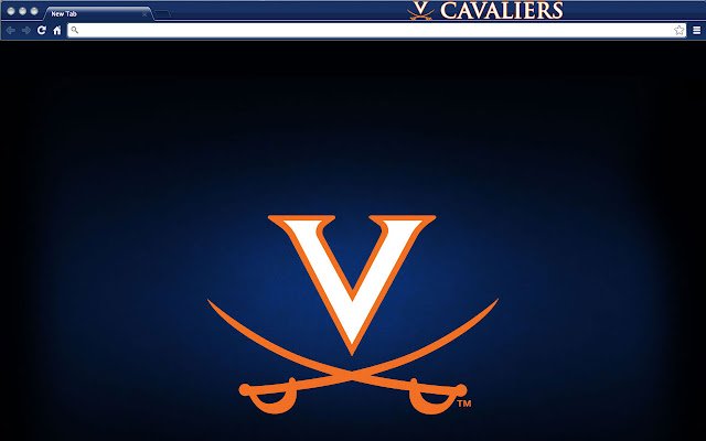 Tema dell'Università della Virginia dal web store di Chrome da eseguire con OffiDocs Chromium online