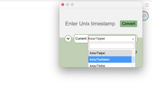 Unix Timestamp Converter from Chrome web store to be run with OffiDocs Chromium online Unix Timestamp Converter from Chrome web store to be run with OffiDocs Chromium online
