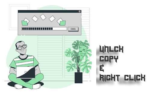 Unlock Copy  Right Click  from Chrome web store to be run with OffiDocs Chromium online