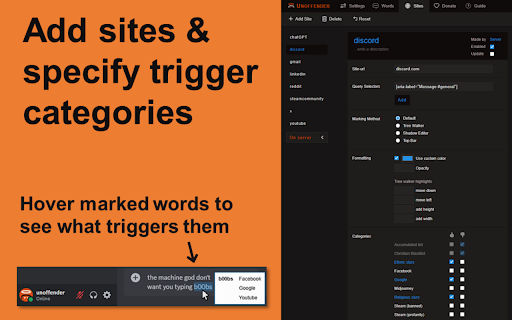Unoffender from Chrome web store to be run with OffiDocs Chromium online Unoffender from Chrome web store to be run with OffiDocs Chromium online