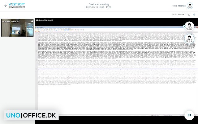 Unooffice-Bildschirmfreigabe aus dem Chrome-Webshop zur Ausführung mit OffiDocs Chromium online