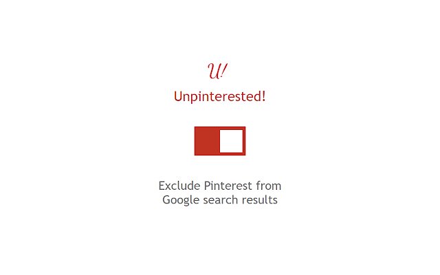 Unpinterested!  from Chrome web store to be run with OffiDocs Chromium online