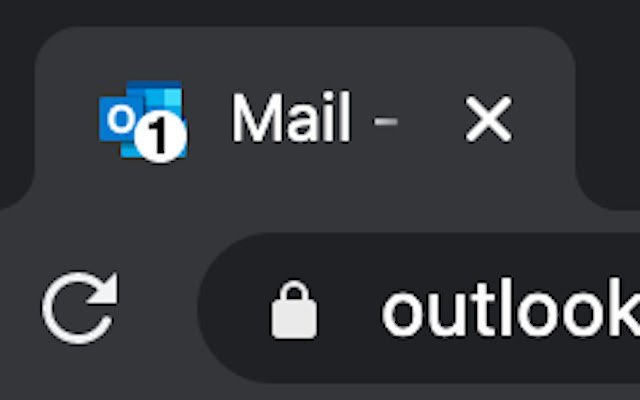 Unread count for Outlook  from Chrome web store to be run with OffiDocs Chromium online