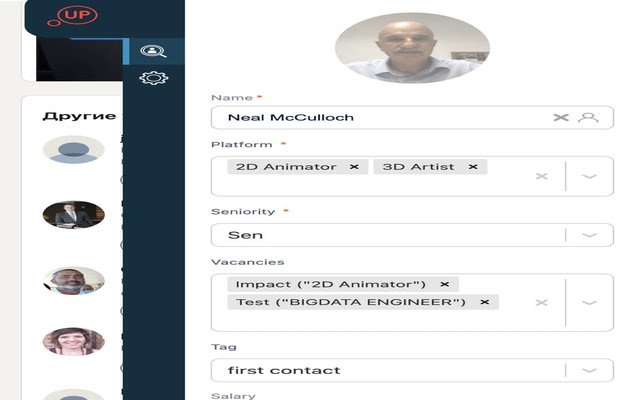 UpPeople Candidate Form dal Chrome Web Store da eseguire con OffiDocs Chromium online