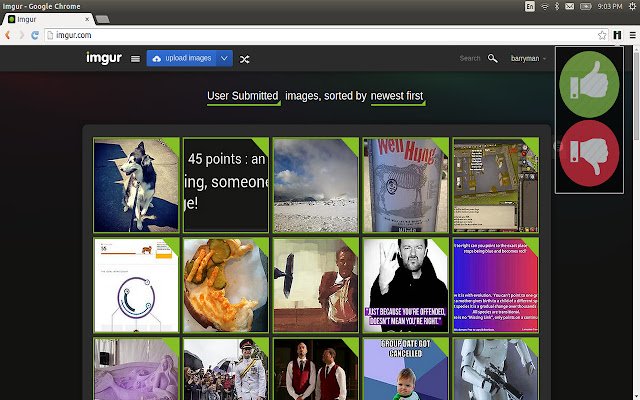 Upvote Fairy mula sa Chrome web store na patakbuhin gamit ang OffiDocs Chromium online