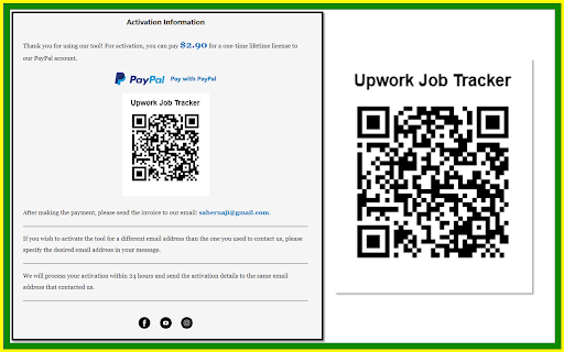 Upwork Job Tracker  from Chrome web store to be run with OffiDocs Chromium online