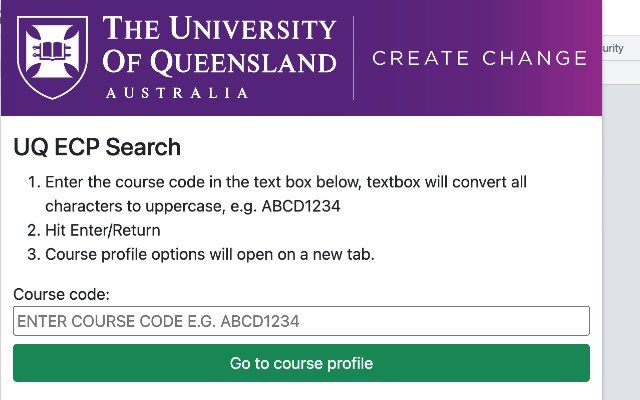 UQ ECP Search Extension dal Chrome Web Store da eseguire con OffiDocs Chromium online