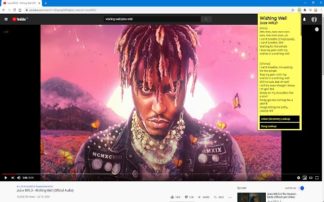 Chrome ウェブストアの Urban Lyrics を OffiDocs Chromium オンラインで実行