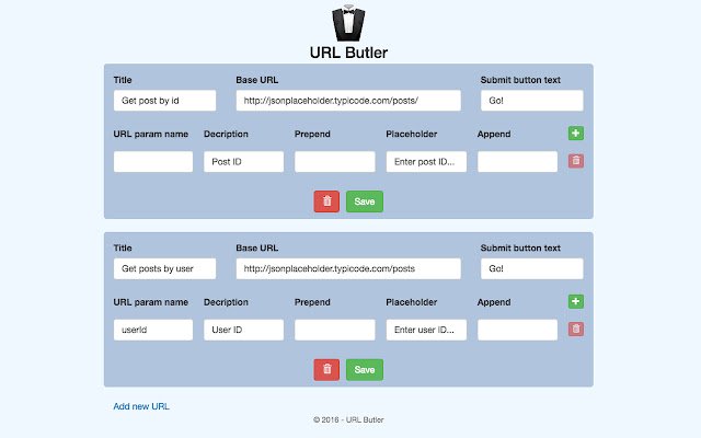 URL Butler  from Chrome web store to be run with OffiDocs Chromium online