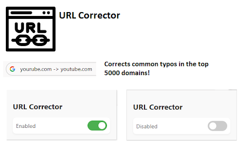 URL Corrector  from Chrome web store to be run with OffiDocs Chromium online
