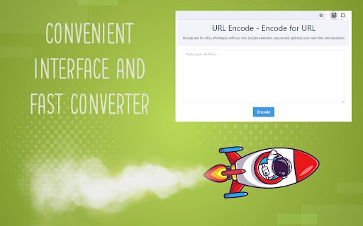 URL Encode Encode for URL  from Chrome web store to be run with OffiDocs Chromium online