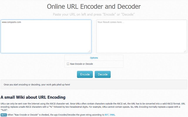ক্রোম ওয়েব স্টোর থেকে URL এনকোডার এবং ডিকোডার OffiDocs Chromium-এর সাথে অনলাইনে চালানো হবে৷