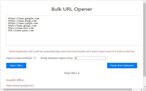 URL MULTITABBER  from Chrome web store to be run with OffiDocs Chromium online