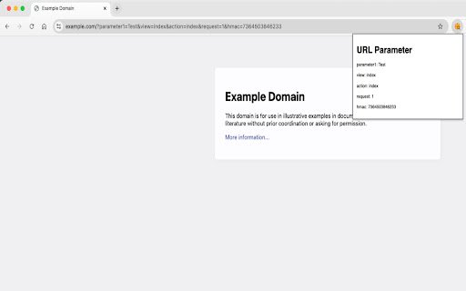 URL parameter display  from Chrome web store to be run with OffiDocs Chromium online
