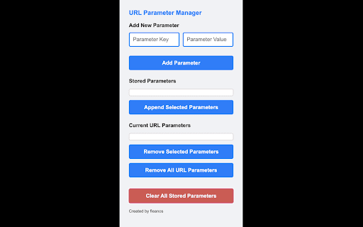 URL Parameter Editor  from Chrome web store to be run with OffiDocs Chromium online