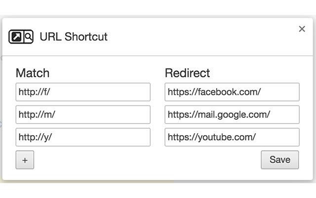 URL Shortcut  from Chrome web store to be run with OffiDocs Chromium online