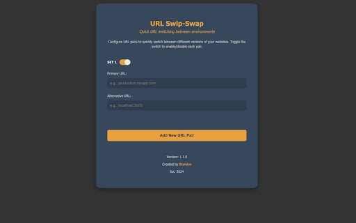 url swip swap  from Chrome web store to be run with OffiDocs Chromium online
