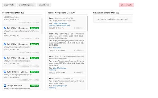 URL Tracker  from Chrome web store to be run with OffiDocs Chromium online