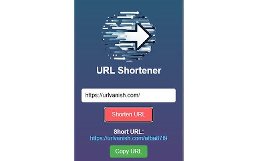 URL Vanish Anonymous URL Shortener  from Chrome web store to be run with OffiDocs Chromium online