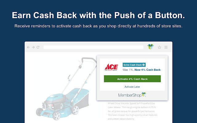 USAA MemberShop® button  from Chrome web store to be run with OffiDocs Chromium online