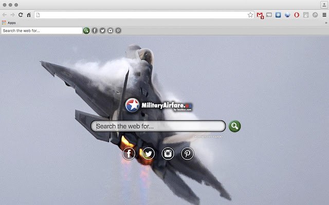 OffiDocs Chromium オンラインで実行される Chrome Web ストアからの米国空軍の新しいタブの写真