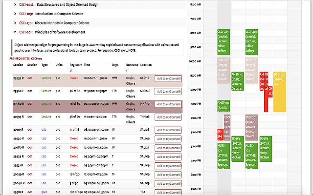 Jadual Super WebReg USC dari kedai web Chrome untuk dijalankan dengan OffiDocs Chromium dalam talian