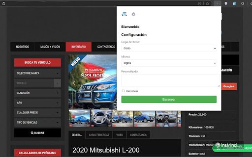 UsellNow: Publica tus vehículos fácilmente  from Chrome web store to be run with OffiDocs Chromium online