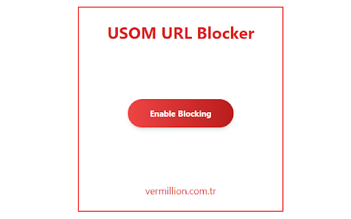 USOM URL Blocker  from Chrome web store to be run with OffiDocs Chromium online